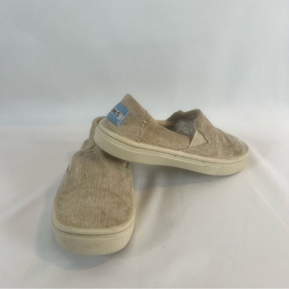 TOMS Kids Tan Slip-On Shoes - Picture 1 of 10